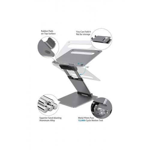 St-802 Laptop Standı Katlanabilir Ayarlanabilir 10