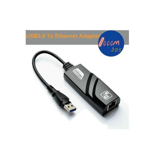 Fc-13 Usb 3.0 1000mbps Yüksek Hızlı Gigabit Ethernet Lan Ağ Adaptör Rj45 Çevirici