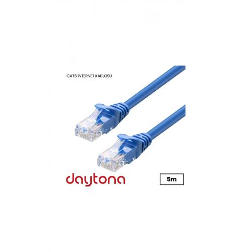 Cat6 Gigabit Internet Ethernet 10gbps Rj45 Lan Kablosu 5 Metre (2 ADET) A4216