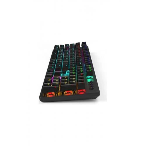 Hp GK100F Mekanik Gaming Klavye, Kablolu Klavye Modern Tasarım Türkçe Q Klavye Rgb Işıklı