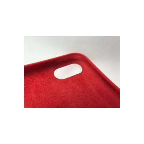 Apple 7/8 Uyumlu Silikon Ultra Slim Mikrofiber Astarlı Telefon Kılıfı-red/açık Kırmızı