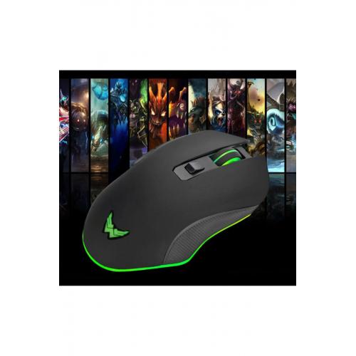 T40 2400 Dpı Rgb Işıklı Profesyonel Kablolu Optik Oyuncu Mouse