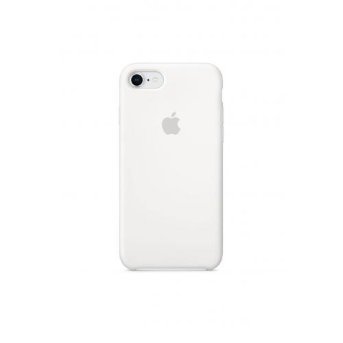 Apple 7/8 Uyumlu Silikon Ultra Slim Mikrofiber Astarlı Telefon Kılıfı-white/beyaz