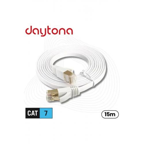 Cat7 Gigabit Flat Ethernet Rj45 Modem 10gbps 600mhz Internet Kablosu (15 METRE) A4964