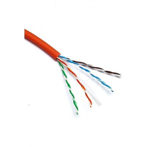 Hiitachi Cat6e 305 Metre 23awg 0.57mm Ethernet Lan Kablosu Turuncu