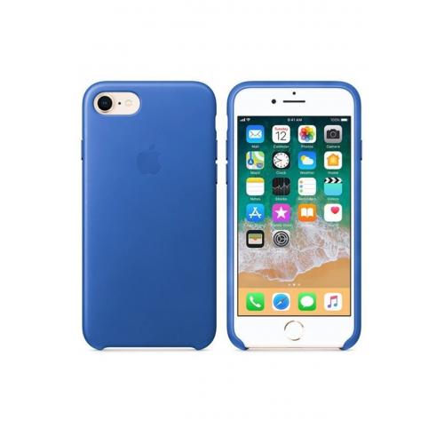 Apple Iphone 7/8 Telefon Uyumlu Ultra Slim Mikrofiber Deri Kılıf - Mavi