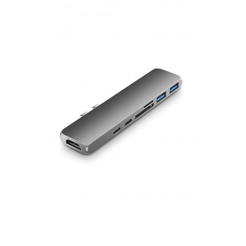 Fc03 Macbook Uyumlu 7in2 Type-c Hd 4k Card Reader & Hub