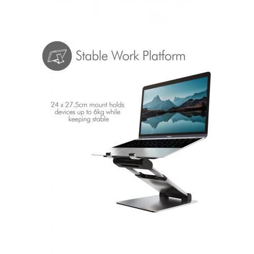 DYT-802 Aluminyum Ergonomik Ayarlanabiliir Macbook Notebook Standı