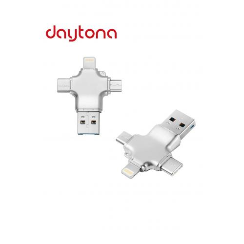 Hc05 Ios Apple Android Type-c Lightning Usb-a Microsd Tf Kart Okuyucu