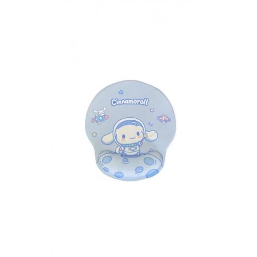 Desenli Ergonomik Desenli Mouse Pad Ve Bilek Desteği Set - Mavi-cinnamaroll