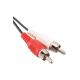 Sk-01 3.5mm Erkek To 2 Rca Erkek Ses Kablosu - 1m