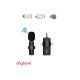 K9 Wireless 3ın1 Kablosuz Type-c - Lightning -3,5mm Jak Tekli Yaka Mikrofonu K9-c1