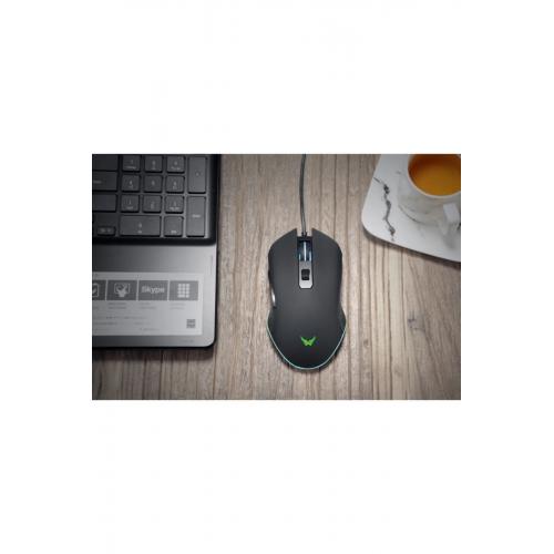 T40 2400 Dpı Rgb Işıklı Profesyonel Kablolu Optik Oyuncu Mouse