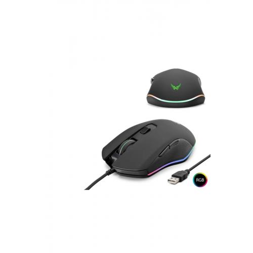 T40 2400 Dpı Rgb Işıklı Profesyonel Kablolu Optik Oyuncu Mouse