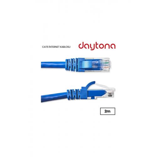 Cat6 Gigabit Internet Ethernet 10gbps Rj45 Lan Kablosu 2 Metre (2 ADET) A4938