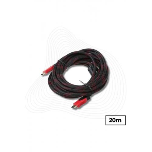 A4878 4K HDMI Kablosu 1.4b Ethernet Destekli 3D HDMI Görüntü Kablosu (20 Metre)