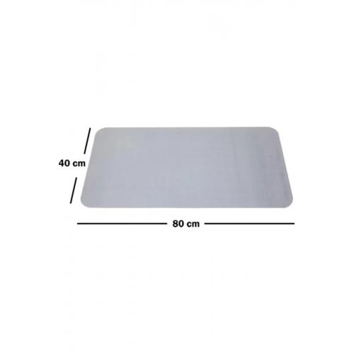 40x80 Cm Oyun Gaming Ofis Baskısız Kaymaz Mousepad-gri