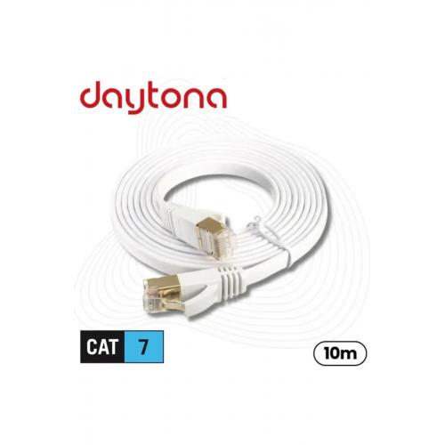 Cat7 Gigabit Flat Ethernet Rj45 Modem 10gbps 600mhz Internet Kablosu (10 METRE) A4269