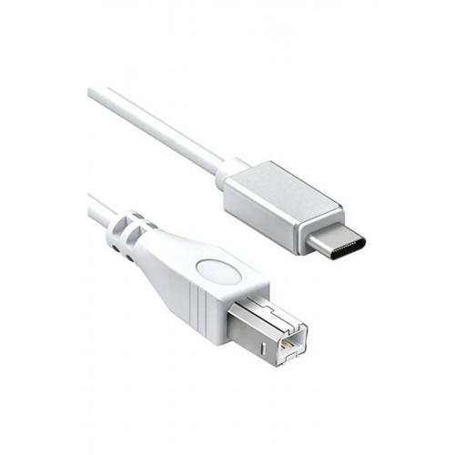 Ads-501 Usb B To Micro-lightning-type-c Telefon Bilgisayar Elektrikli Piyano Çevirici Kablo