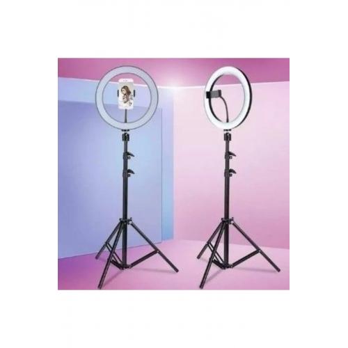 Ring Light Led Sürekli Işık Light Kuaför/video/fotoğraf/makyaj Işığı Işık Ayaklı Tripod- 10 Inç