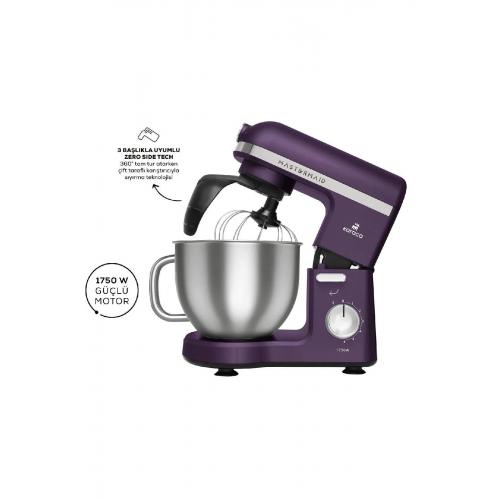 Mastermaid Chef Pro Çift Kollu Stand Mikser Grape Purp 1750 W