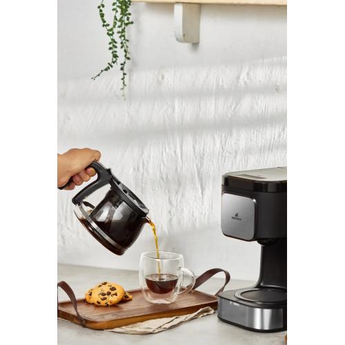 Coffee Brew Inox 2 In 1 Aroma Özellikli Filtre Kahve Ve Çay Demleme Makinesi