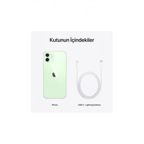 iPhone 12 128 GB Yeşil Cep Telefonu Aksesuarsız Kutu (Apple Türkiye Garantili)