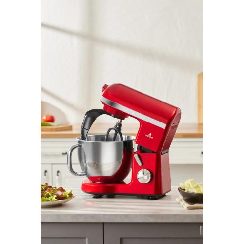 Mastermaid Chef Pro Çift Kollu Stand Mikser Imperial Red 1750 W