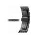 Apple Watch 9 Uyumlu 41mm iki Renkli Metal Kordon-14 Siyah