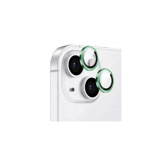Apple İPhone 15 için CL-12 Premium Safir Kamera Lens Koruyucu Yeşil