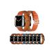 Apple Watch 3 4 5 6 7 8 9 SE Ultra/Ultra-2 Uyumlu 42-44-45-49mm Suni Deri Kordon-76 Mavi