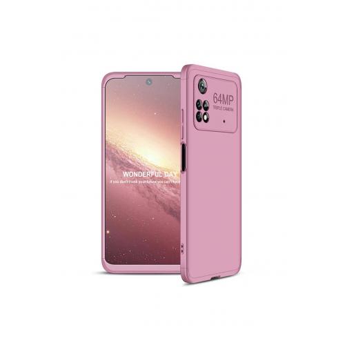 Xiaomi Poco M4 Pro 4G için Kılıf Ays Kapak Rose Gold