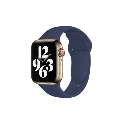 Apple Watch 7 Uyumlu 45mm Klasik Silikon Kordon 3'lü Set-B13