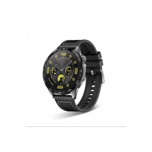 Amazfit Cheetah Pro için Spor Örgü Desenli Dikişli Silikon Kordon-102 Siyah