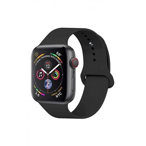 Apple Watch 9 Uyumlu 41mm Klasik Silikon Kordon 3'lü Set-B18