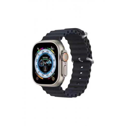 Apple Watch SE Uyumlu 40mm Ocean Silikon Kordon-75 Midnight