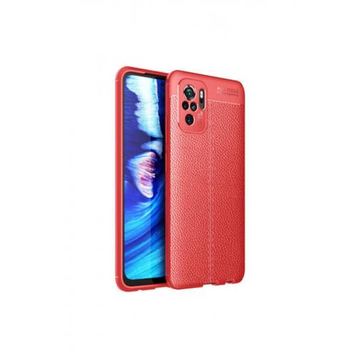 Xiaomi Redmi Note 10  10s Uyumlu Kılıf Niss Silikon Kırmızı