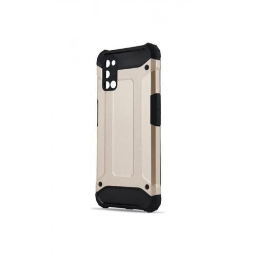 Oppo A92 Kılıf Çift Katmanlı Armour Case Gold