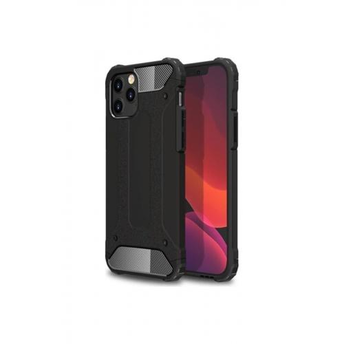 Apple Iphone 12 Pro Kılıf Çift Katmanlı Armour Case Siyah