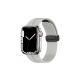 Apple Watch 3 4 5 6 7 8 9 SE Uyumlu 38-40-41mm Metal Tokalı Silikon kordon-84 Starlight