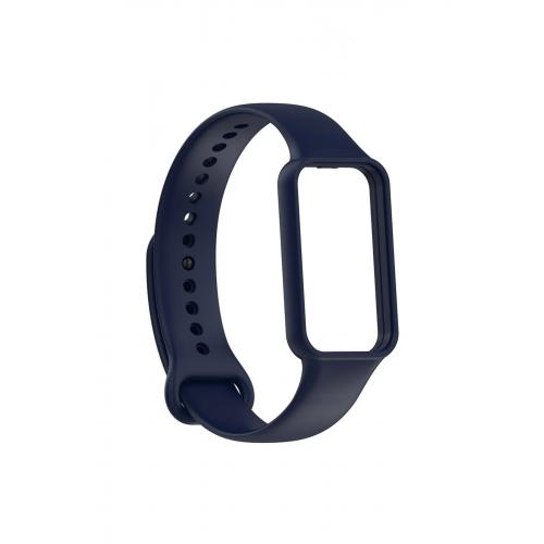 Amazfit Band 7 için Silikon Kordon-87 Lacivert