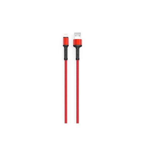 LS64 Lightning 2 Metre 2.4A Usb Kablo Kırmızı