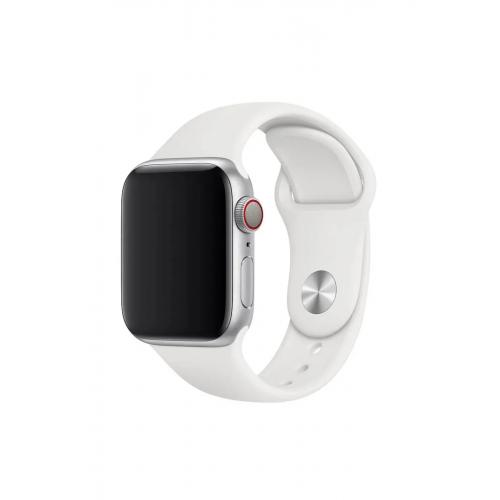 Apple Watch SE Uyumlu 44mm Klasik Silikon Kordon 3'lü Set-B1