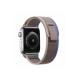 Apple Watch 3 4 5 6 7 8 9 SE Ultra/Ultra-2 Uyumlu 42-44-45-49mm Trail Lop Kordon-77 Gri-Mavi