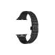 Apple Watch 3 4 5 6 7 8 9 SE Ultra/Ultra-2 Uyumlu 42-44-45-49mm Şerit Metal Kordon-83 Siyah