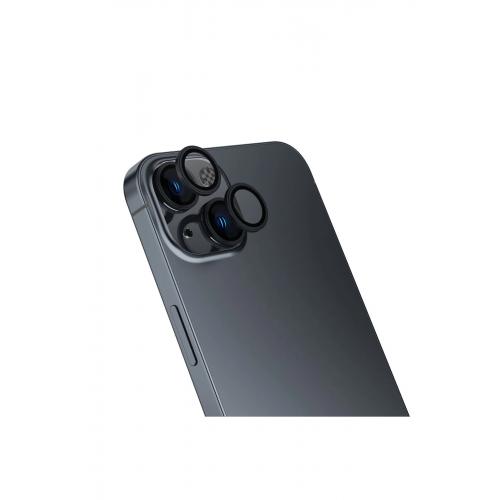 Apple iPhone 15 Plus için CL-13 Kamera Lens Koruyucu Siyah