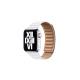 Apple Watch 3 4 5 6 7 8 9 SE Ultra/Ultra-2 Uyumlu 42-44-45-49mm Suni Deri Kordon-34 Beyaz