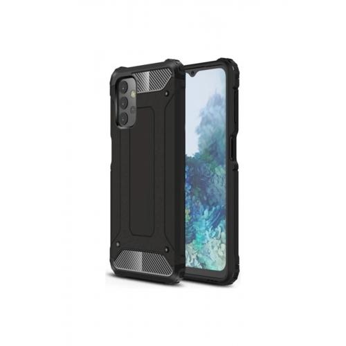 Samsung Galaxy A32 5g Kılıf Çift Katmanlı Armour Case Siyah