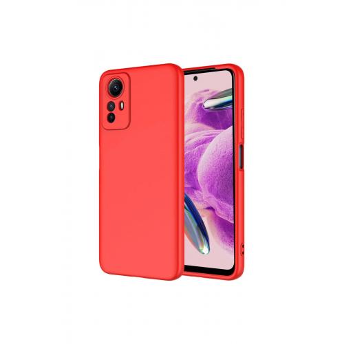 Xiaomi Redmi Note 12S için Kılıf Kamera Korumalı Mara Lansman Kapak Kırmızı