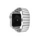 Apple Watch 3 4 5 6 7 8 9 SE Ultra/Ultra-2 Uyumlu 42-44-45-49mm Metal Kordon-41 Gümüş